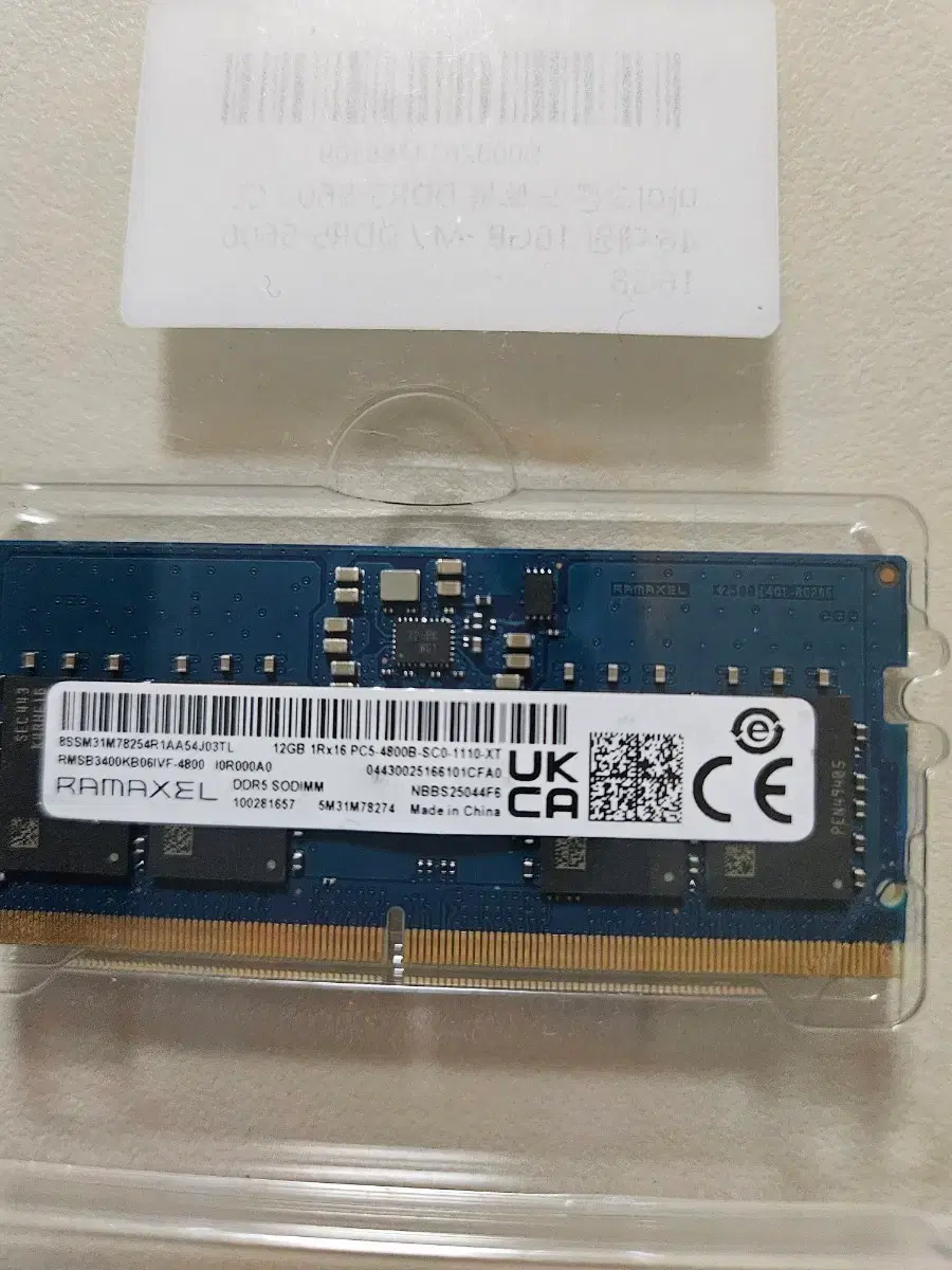 メモリー RAMAXEL DDR5 SODIMM 12GB RAMAXEL 12GB DDR5 SODIMM PC5-4800B-SC0-1110-XT Indonesia | Ubuy